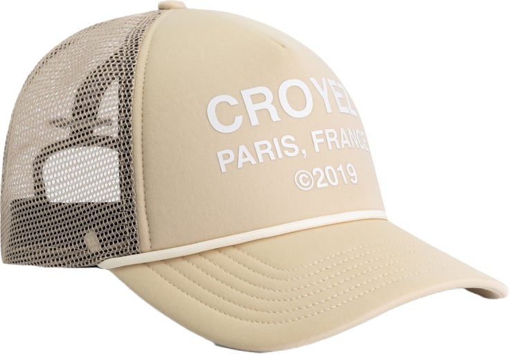 Croyez Croyez Gallery Trucker Cap Beige