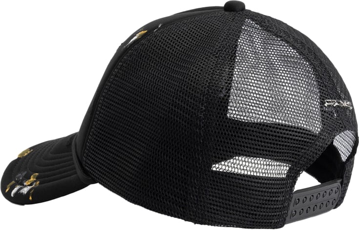 Croyez Croyez Damaged Gallery Trucker Cap Zwart