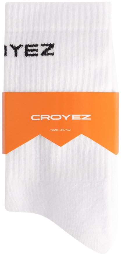 Croyez Croyez Logo Socks 2-Pack Wit