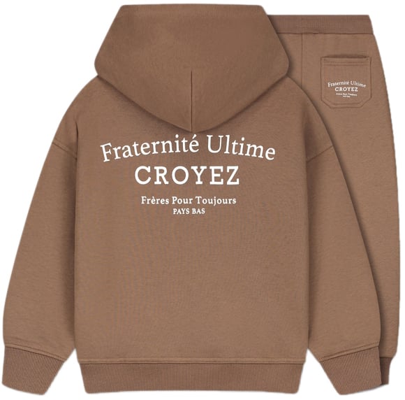Croyez Croyez Mini Fraternité Tracksuit Bruin