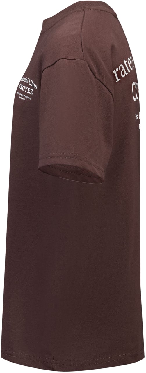 Croyez Croyez Kinder Jongens T-Shirt In Bruin Bruin