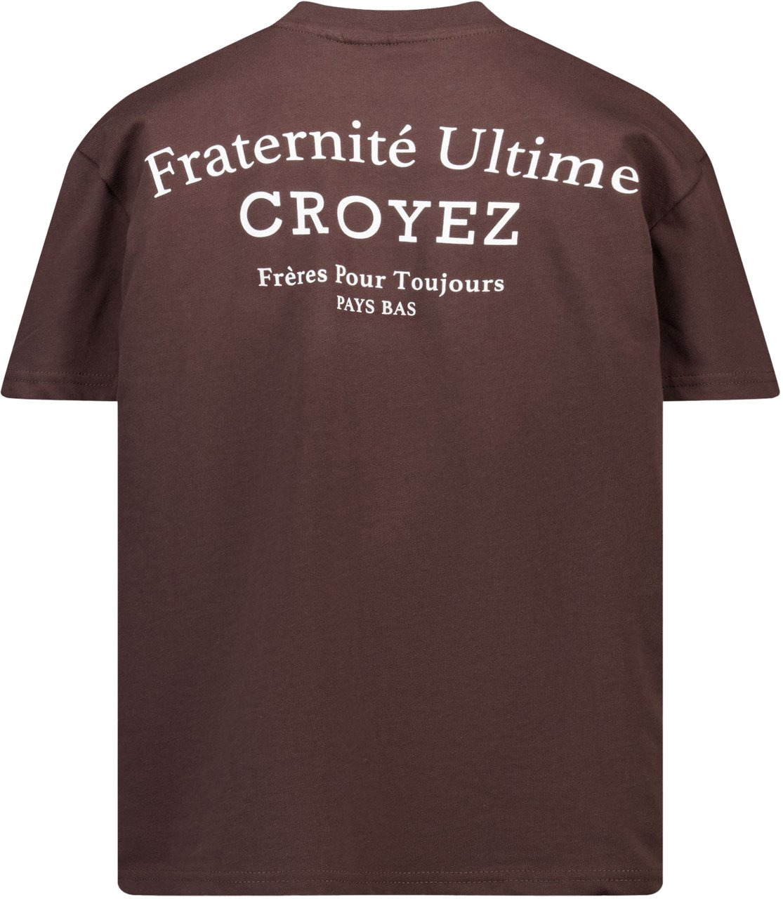 Croyez Croyez Kinder Jongens T-Shirt In Bruin Bruin