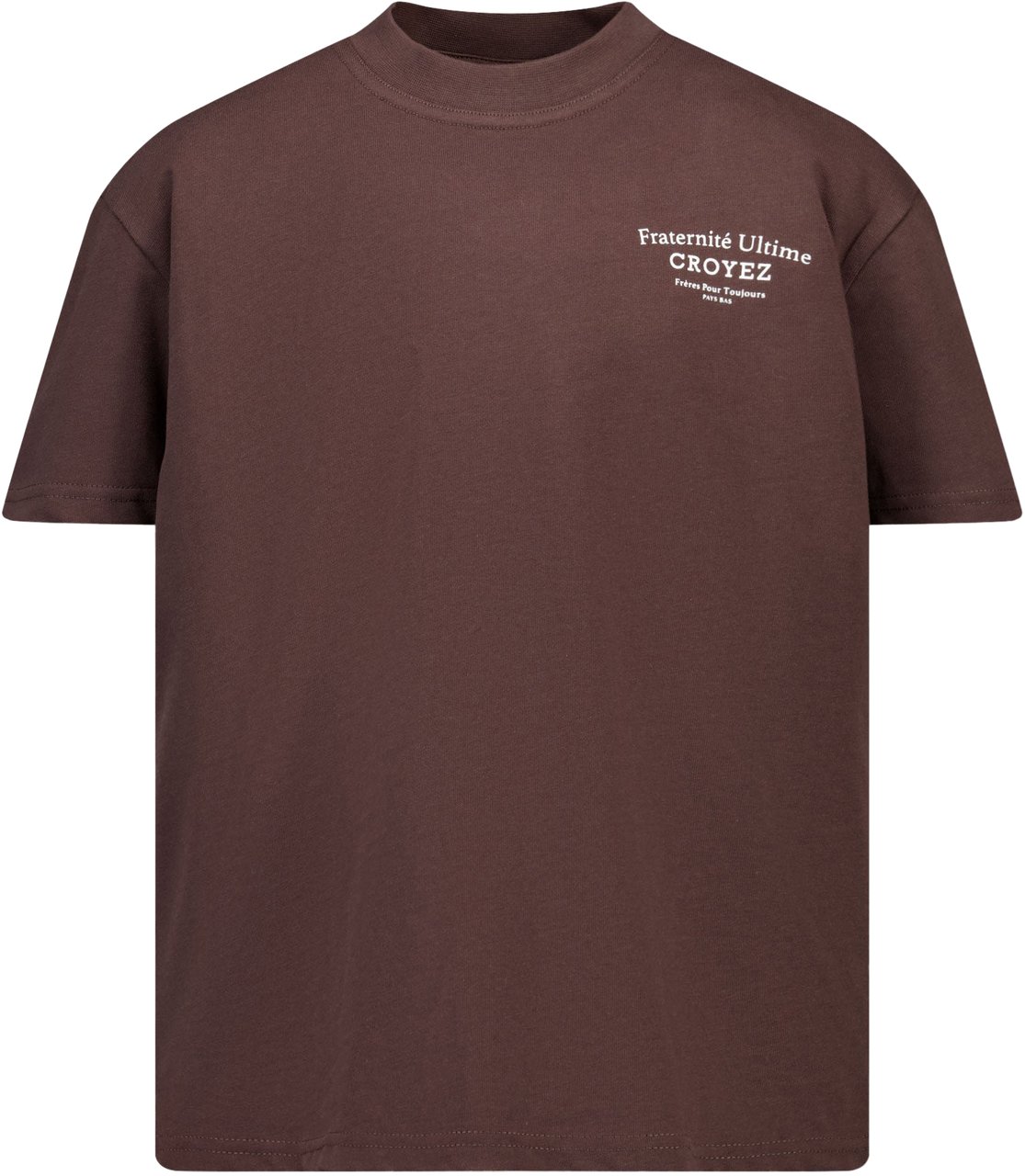 Croyez Croyez Kinder Jongens T-Shirt In Bruin Bruin
