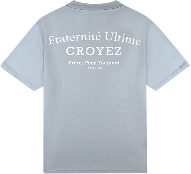 Croyez Croyez Mini Fraternité T-Shirt Blauw