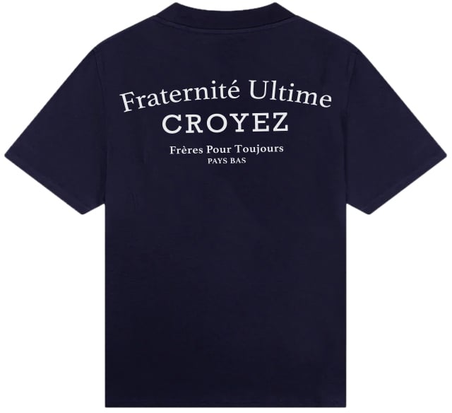 Croyez Croyez Mini Fraternité T-Shirt Blauw