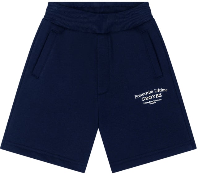 Croyez Croyez Mini Fraternité Shorts Blauw