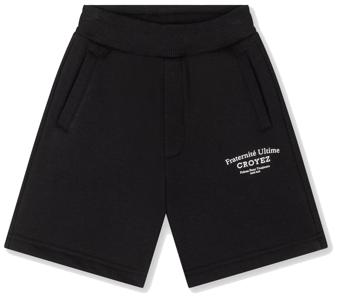 Croyez Croyez Mini Fraternité Shorts Zwart