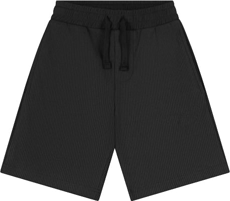 Croyez Croyez Mini Ribbed Shorts Zwart