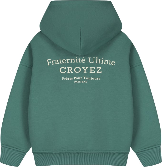 Croyez Croyez Mini Fraternité Zip Hoodie Groen