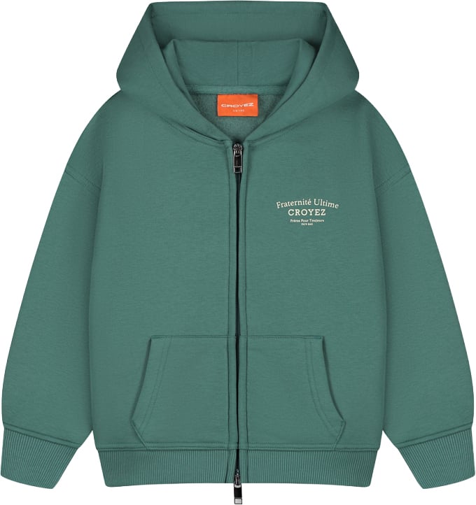 Croyez Croyez Mini Fraternité Zip Hoodie Groen