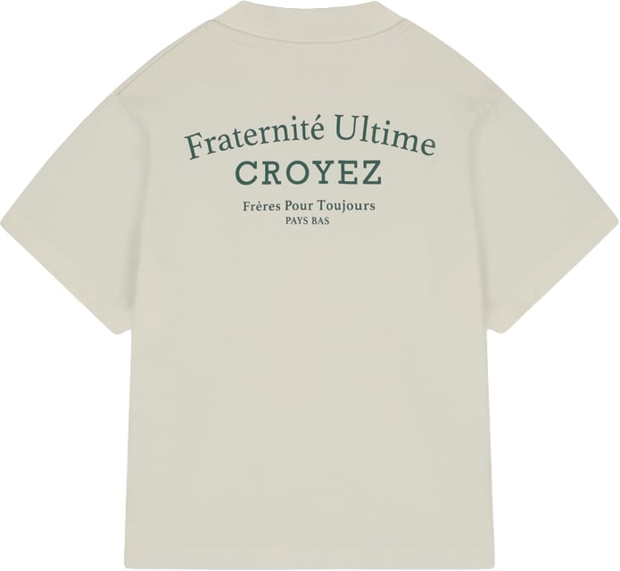 Croyez Croyez Mini Fraternité T-Shirt Wit