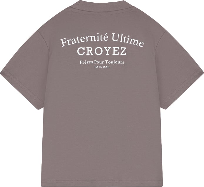 Croyez Croyez Mini Fraternité T-Shirt Bruin