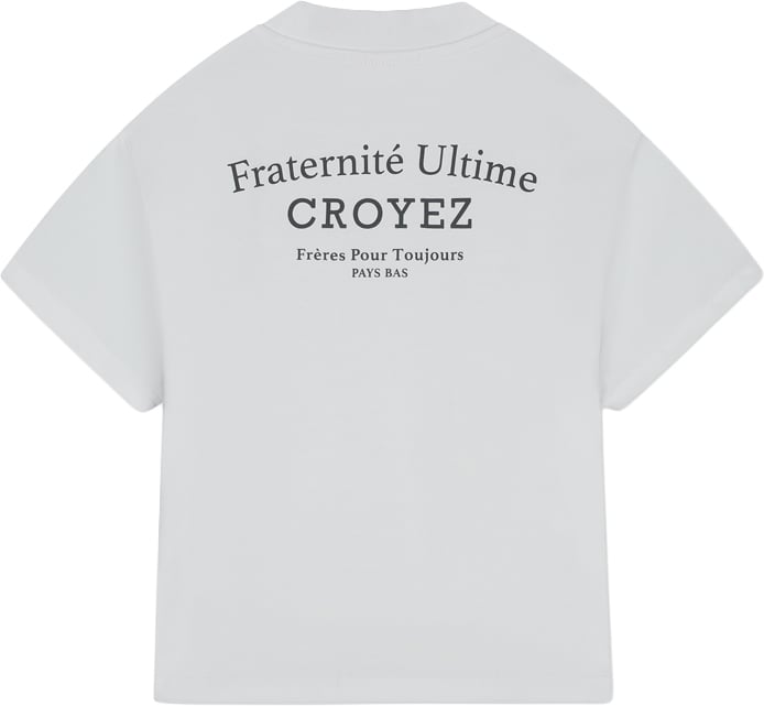 Croyez Croyez Mini Fraternité T-Shirt Wit