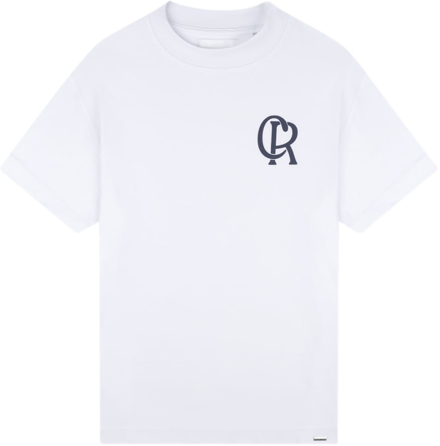 Croyez Croyez Initial T-Shirt Wit