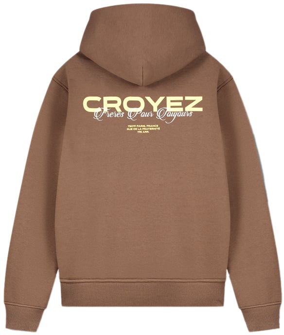 Croyez Croyez Frères Hoodie Bruin