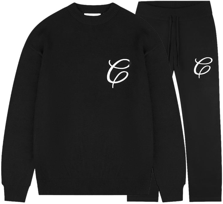 Croyez Croyez Essence Knit Tracksuit Zwart