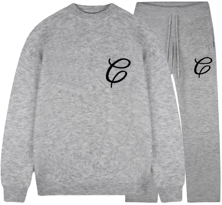 Croyez Croyez Essence Knit Tracksuit Grijs