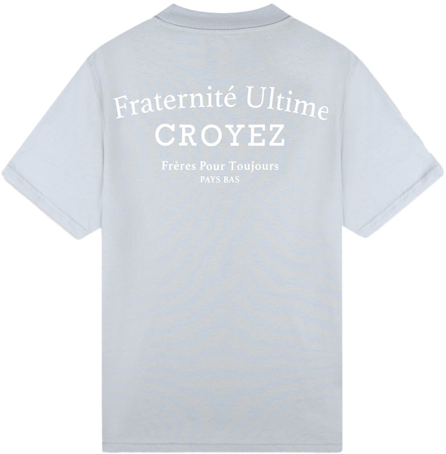Croyez Croyez Fraternité T-Shirt Blauw