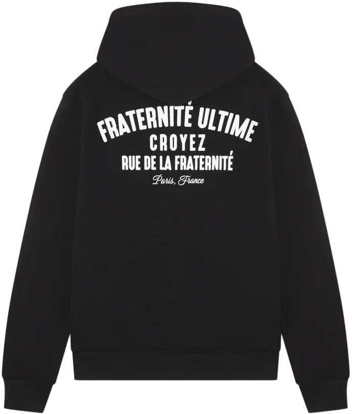 Croyez Croyez Fraternité Zip-Hoodie Zwart