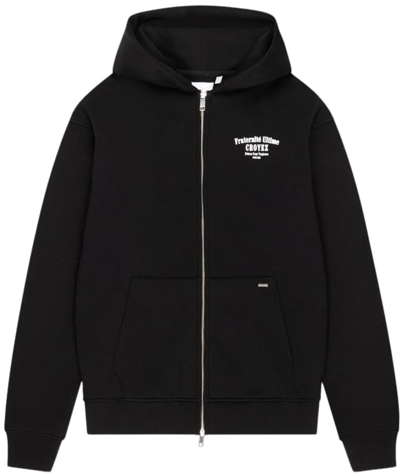Croyez Croyez Fraternité Zip-Hoodie Zwart