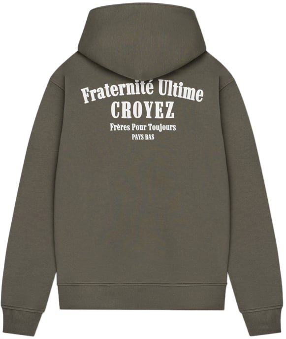 Croyez Croyez Fraternité Zip-Hoodie Groen