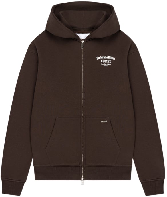 Croyez Croyez Fraternité Zip-Hoodie Bruin