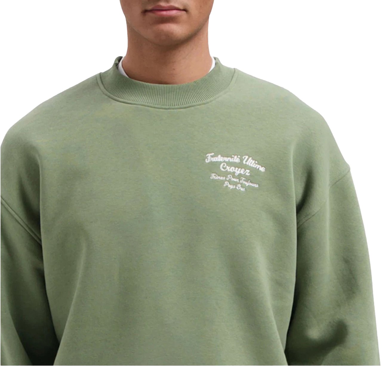 Croyez Croyez . Sweaters Olijf Cr1-fw25-07 Groen