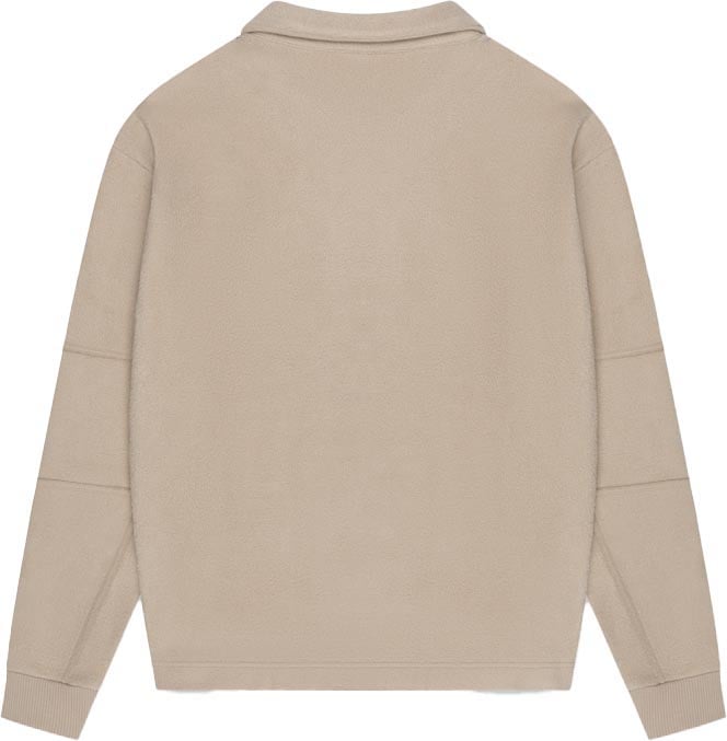 Croyez Croyez Fleece Polo Sweater Beige
