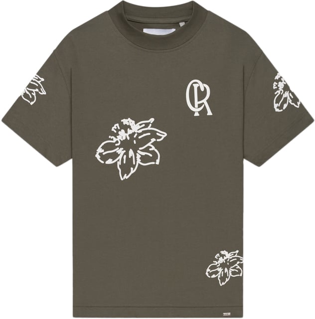 Croyez Croyez Flower T-Shirt Groen