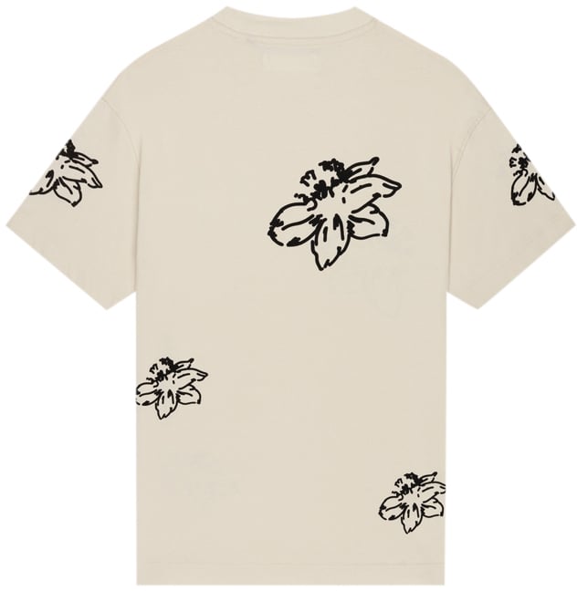 Croyez Croyez Flower T-Shirt Wit