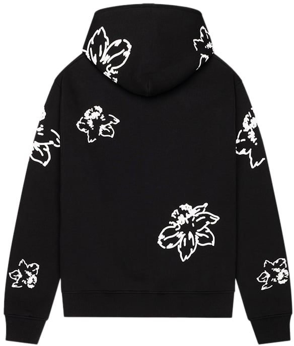 Croyez Croyez Flower Zip-Hoodie Zwart