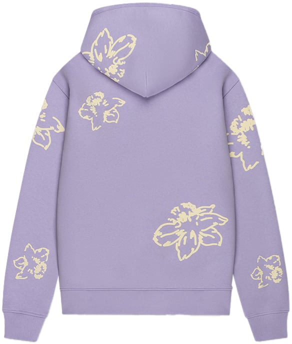 Croyez Croyez Flower Zip-Hoodie Paars