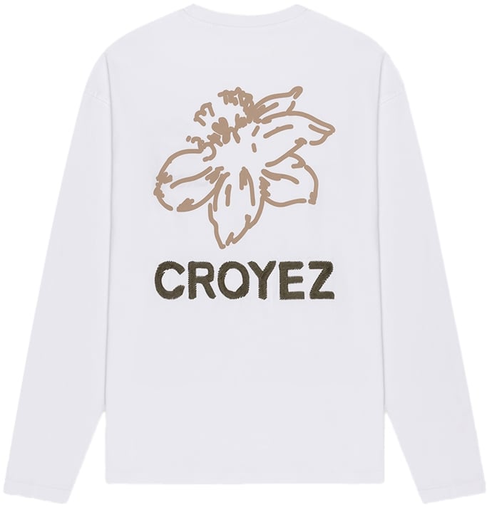 Croyez Croyez Gardener Longsleeve T-Shirt Wit