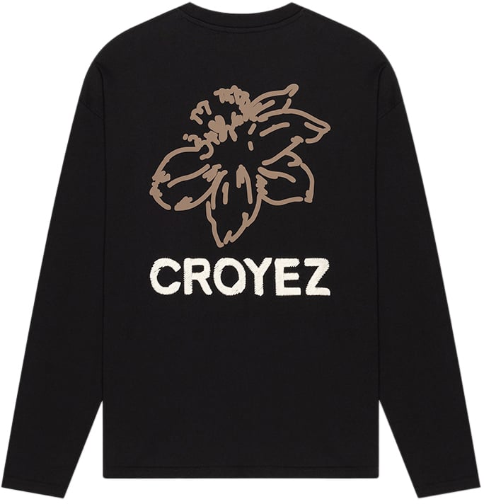 Croyez Croyez Gardener Longsleeve T-Shirt Zwart
