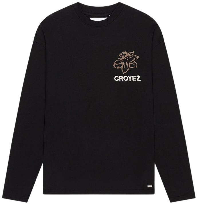 Croyez Croyez Gardener Longsleeve T-Shirt Zwart