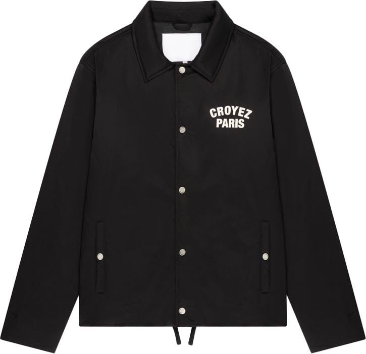 Croyez Croyez Paris Padded Coach Jacket Zwart