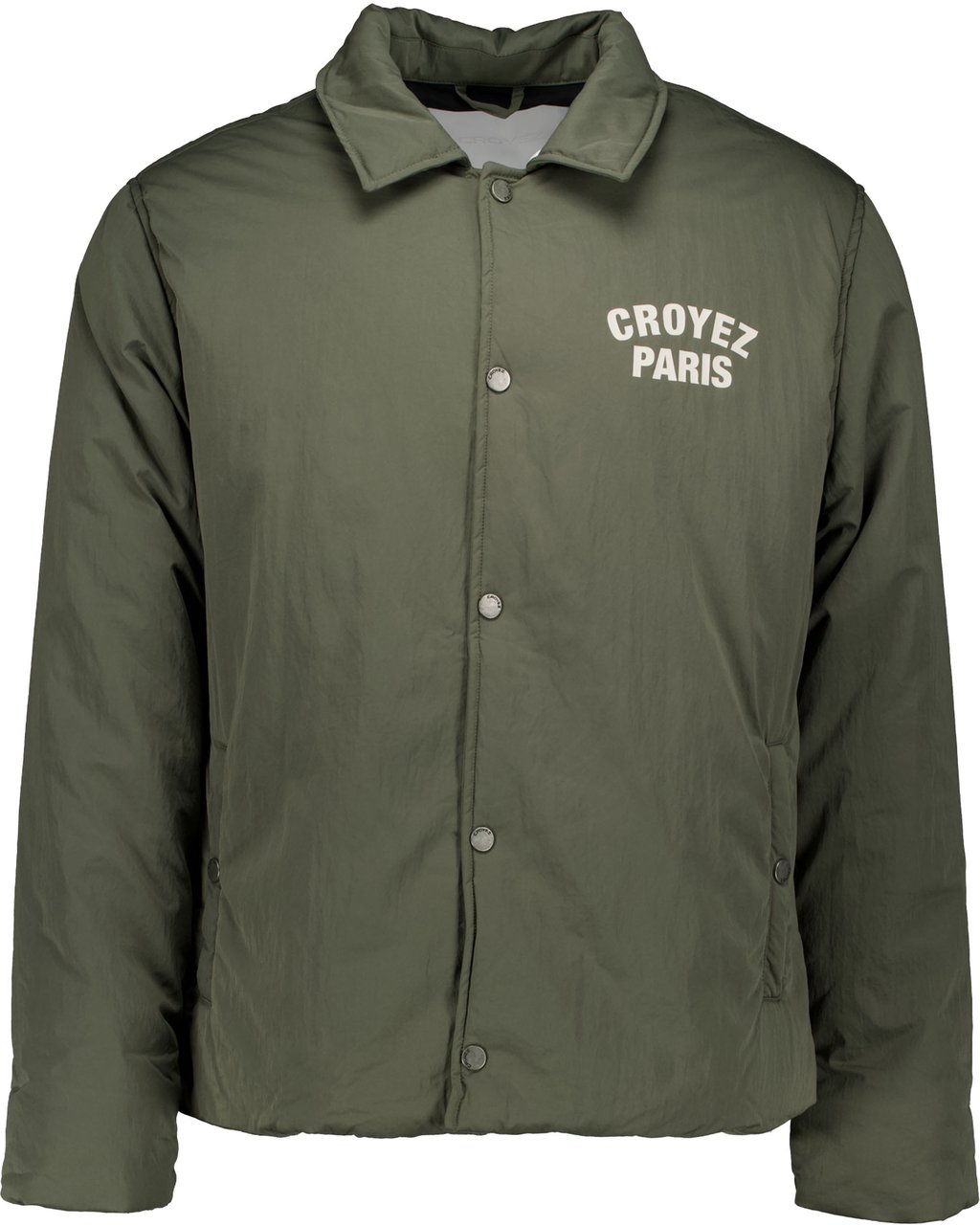 Croyez Croyez Paris Padded Coach Jacket Jackets Olijf Cr1-fw25-35 Groen