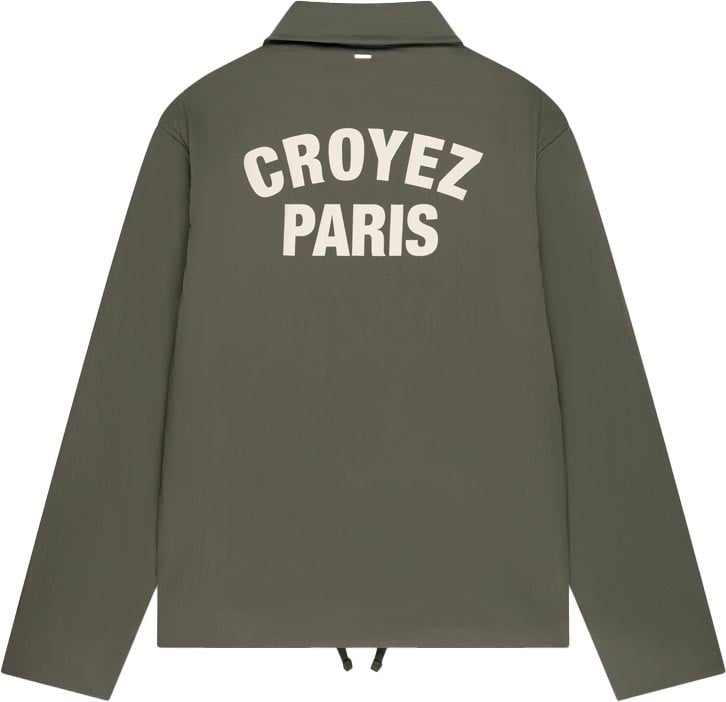 Croyez Croyez Paris Padded Coach Jacket Groen