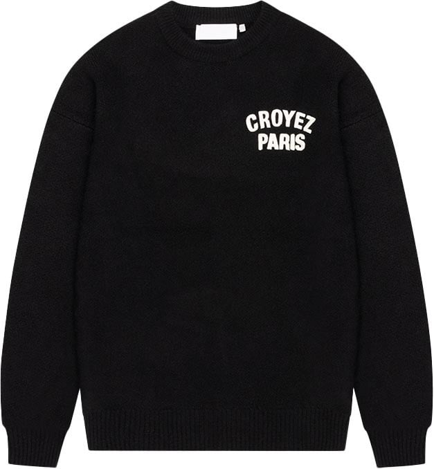 Croyez Croyez Paris Knit Sweater Zwart