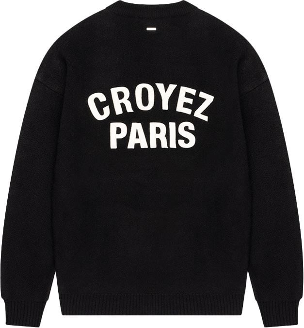 Croyez Croyez Paris Knit Sweater Zwart