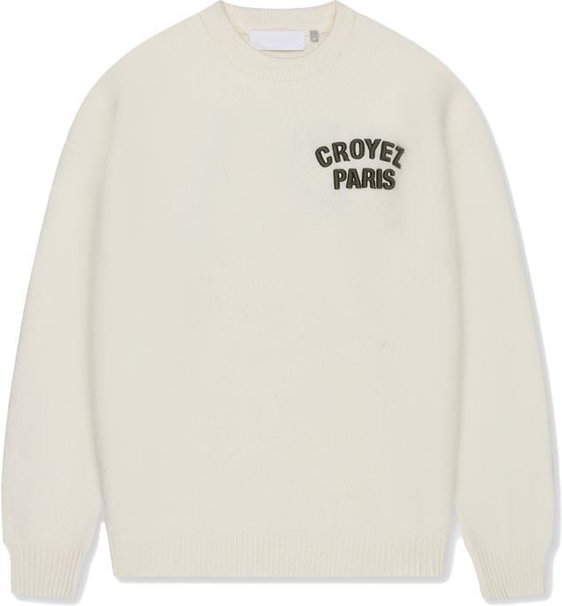 Croyez Croyez Paris Knit Sweater Wit