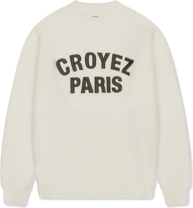 Croyez Croyez Paris Knit Sweater Wit