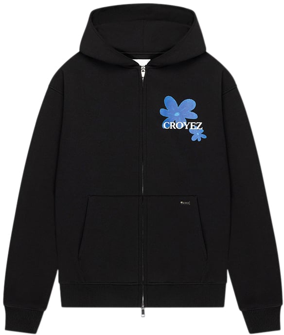 Croyez Croyez Botanique Zip-Hoodie Zwart