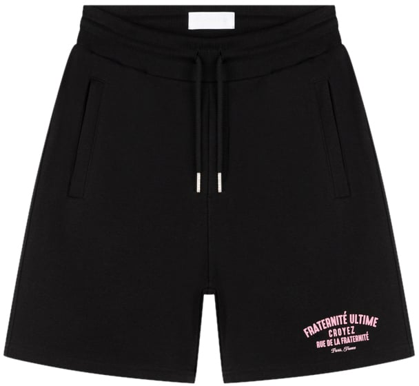 Croyez Croyez Fraternité Puff Shorts Zwart