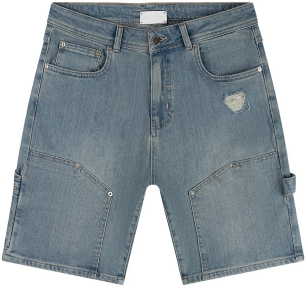 Croyez Croyez CH2 Carpenter Denim Shorts Blauw