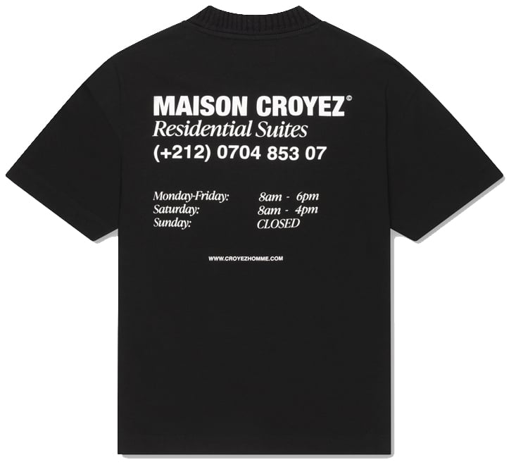 Croyez Croyez Maison T-Shirt Zwart