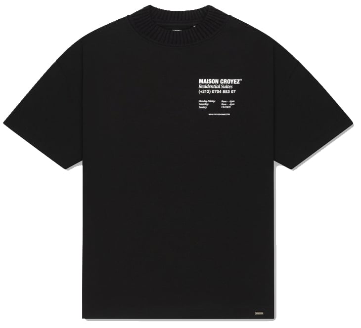Croyez Croyez Maison T-Shirt Zwart