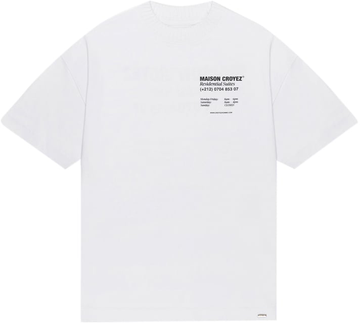 Croyez Croyez Maison T-Shirt Wit