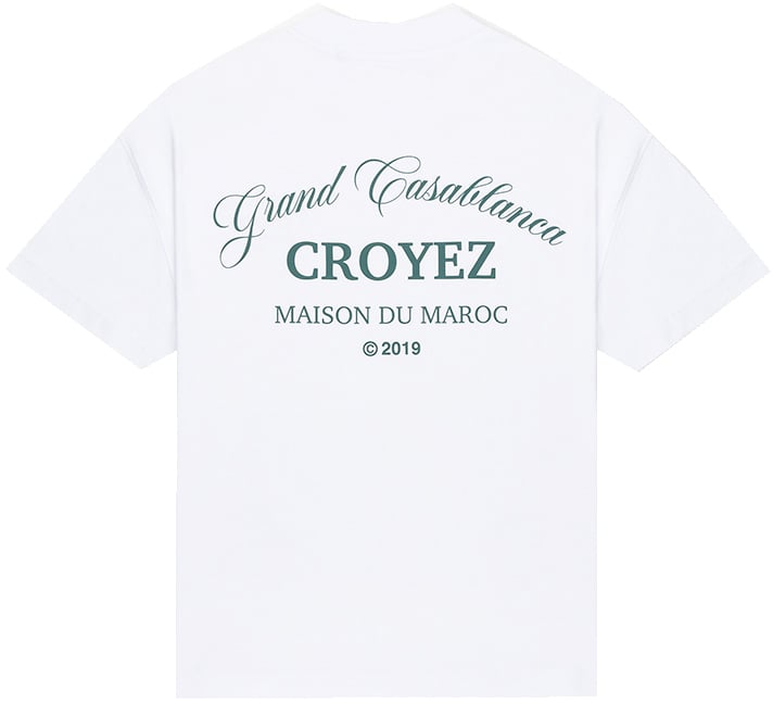 Croyez Croyez Grand Casablanca T-Shirt Wit