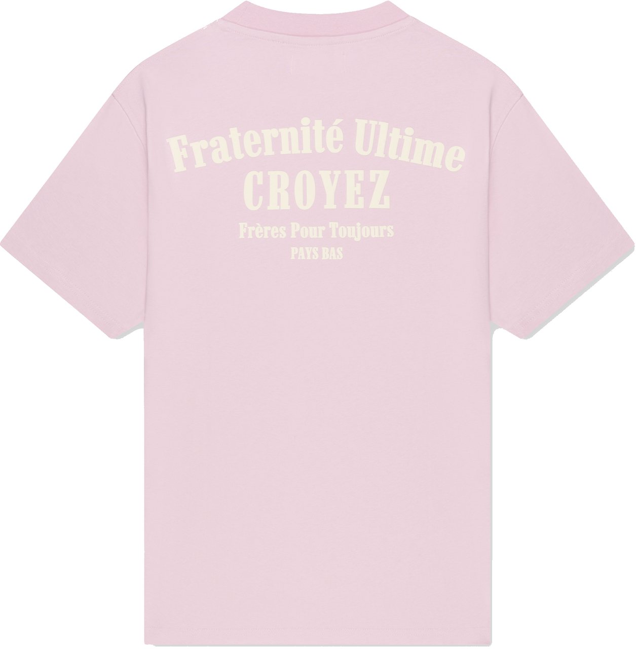 Croyez Croyez Fraternité T-Shirt Roze